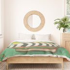 Striped Bowl with Pears Duvet Cover Gallery Image 3