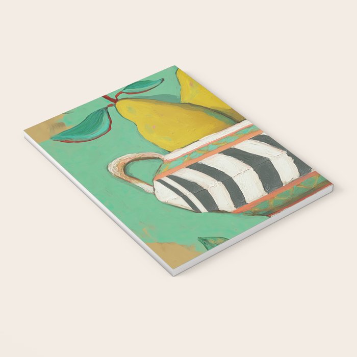 Striped Bowl with Pears Notebook Gallery Image 3