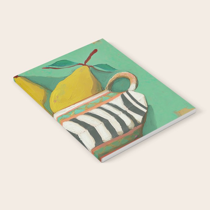 Striped Bowl with Pears Notebook Gallery Image 2