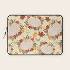 Pumpkin and garland Laptop Sleeve Gallery Image 1