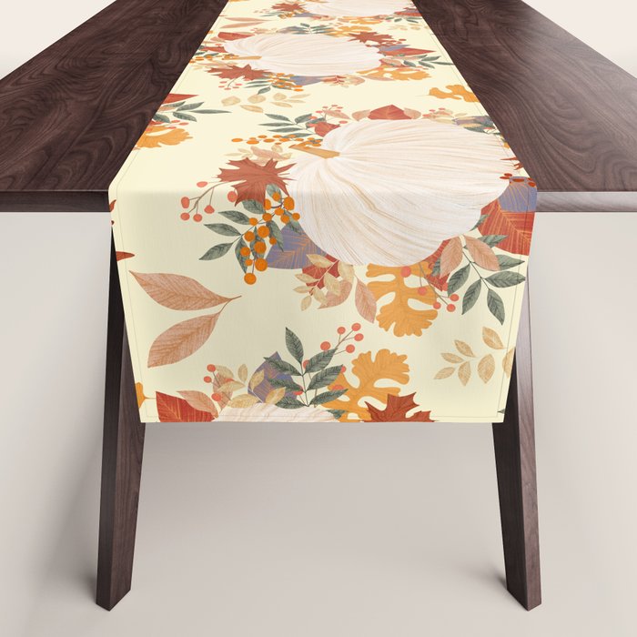 Pumpkin and garland Table Runner Gallery Image 1