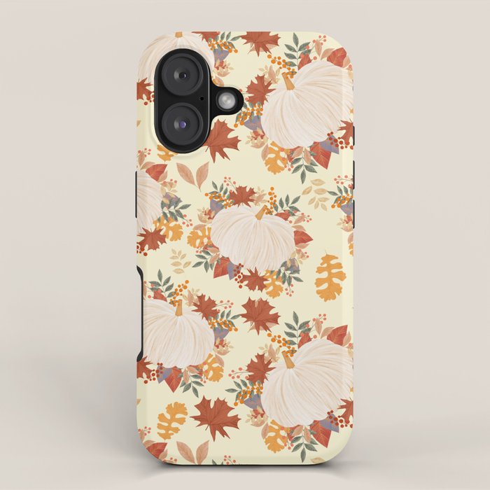 Pumpkin and garland iPhone Case Gallery Image 1