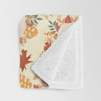 Pumpkin and garland Throw Blanket Gallery Image 3