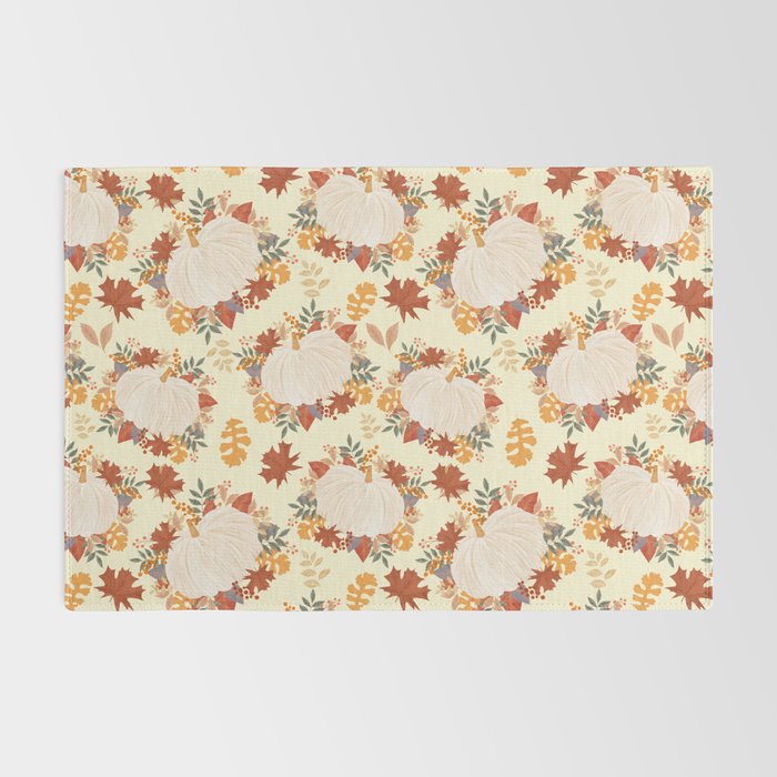 Pumpkin and garland Rug Gallery Image 2