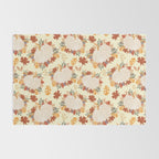Pumpkin and garland Rug Gallery Image 2