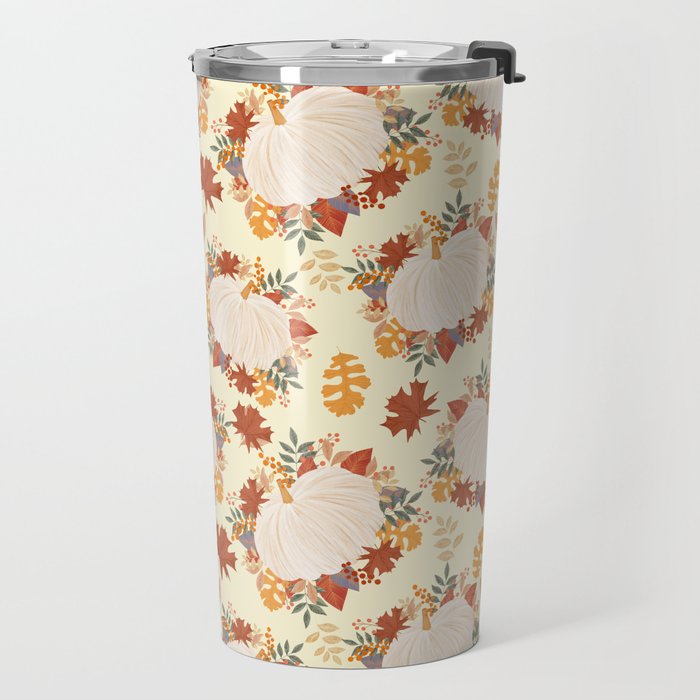 Pumpkin and garland Travel Mug Gallery Image 2