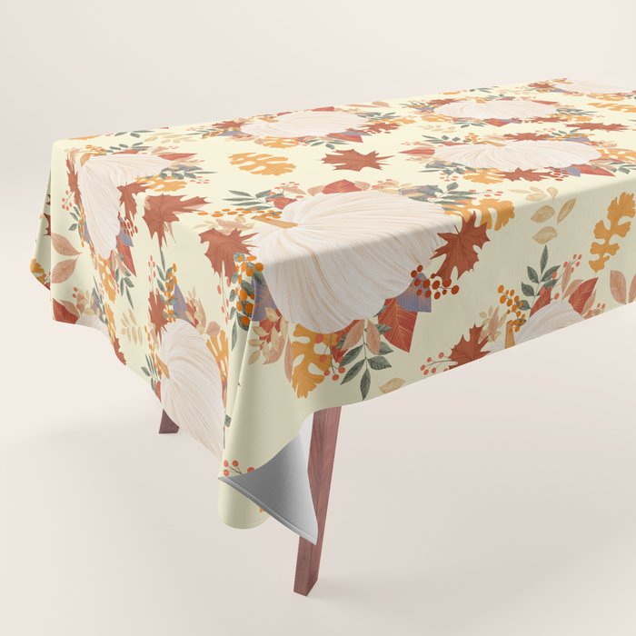 Pumpkin and garland Tablecloth Gallery Image 1