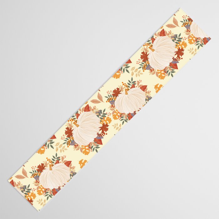 Pumpkin and garland Table Runner Gallery Image 3