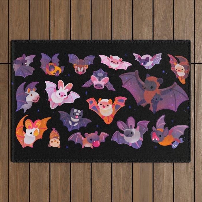 Bat Outdoor Rug Gallery Image 1