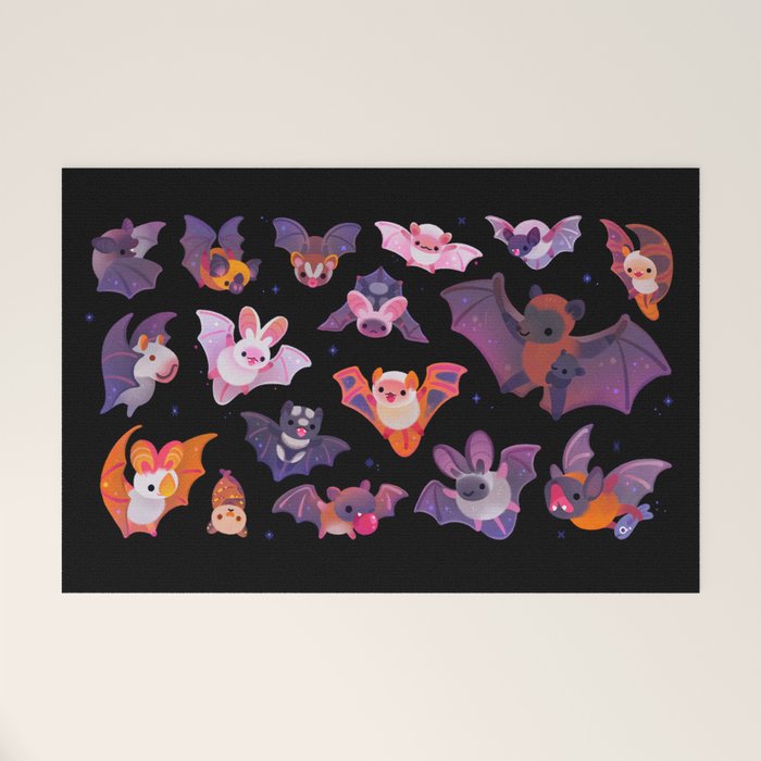 Bat Welcome Mat Gallery Image 1
