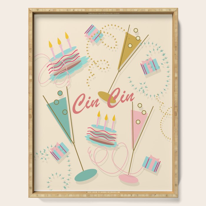 Cin Cin - Happy Party Serving Tray Gallery Image 1