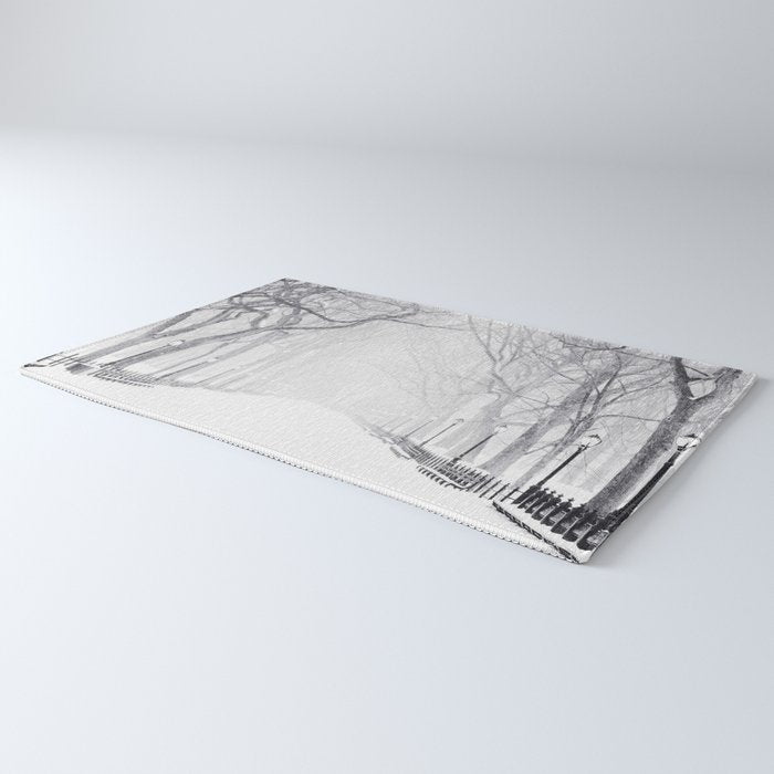 Snowy Park Rug Gallery Image 3