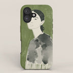 Girl Portrait 2 iPhone Case Gallery Image 1