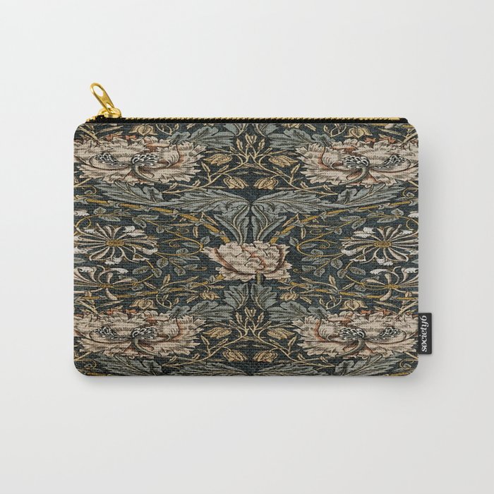 William Morris floral, honeysucklea Carry All Pouch Gallery Image 1
