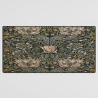 William Morris floral, honeysucklea Desk Mat Gallery Image 3