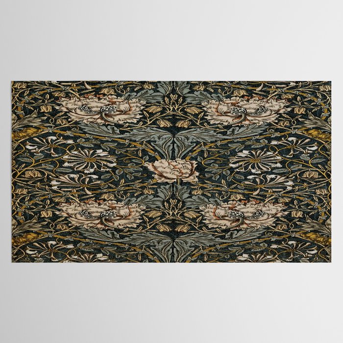 William Morris floral, honeysucklea Tablecloth Gallery Image 2