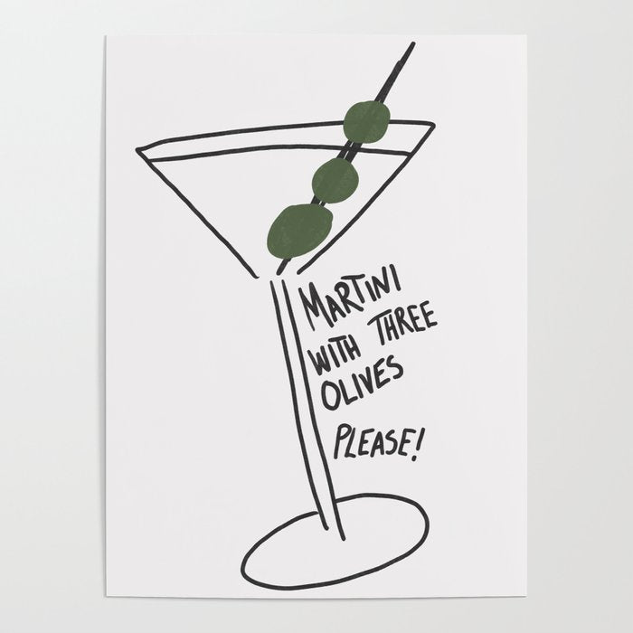 Martini Three Olives Poster Gallery Image 4