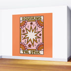 Aquarius Tarot Card Wall Mural Gallery Image 2