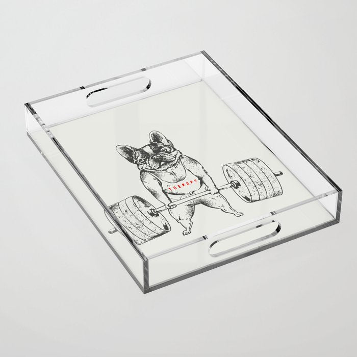 Frenchie Lift Acrylic Tray Gallery Image 1