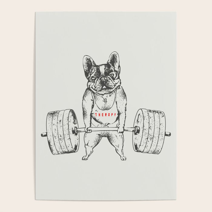 Frenchie Lift Poster Gallery Image 4