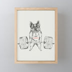 Frenchie Lift Mini Art Print Gallery Image 1