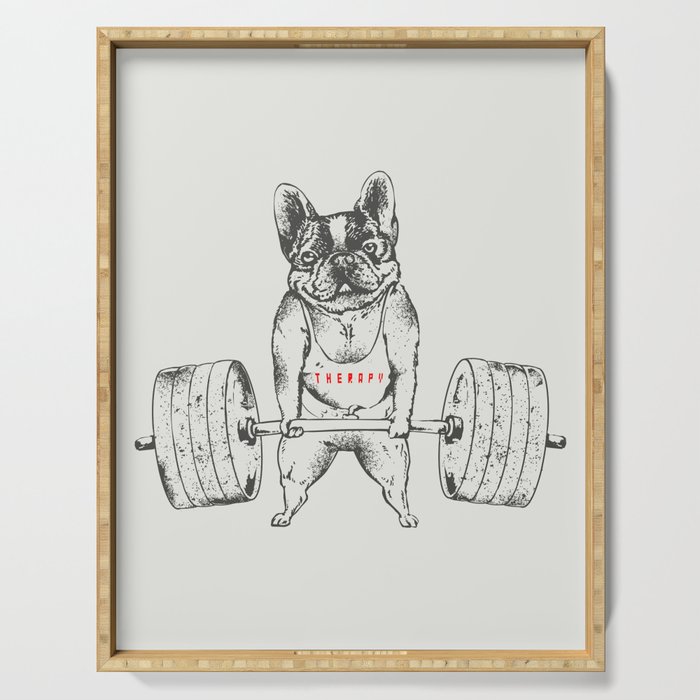 Frenchie Lift Serving Tray Gallery Image 1