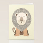 Whimsical Lion Stationery Card Gallery Image 2