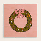 Mushroom Wreath Wood Wall Art Gallery Image 1