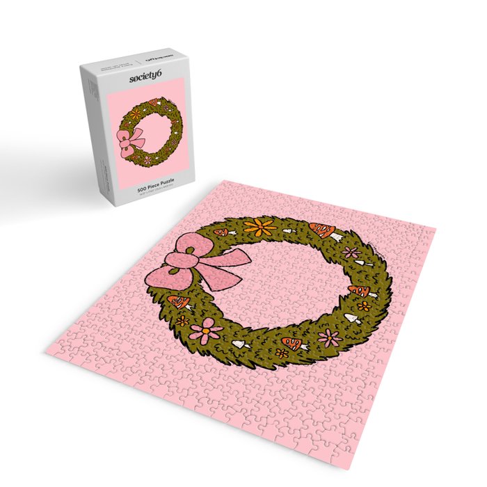 Mushroom Wreath Jigsaw Puzzle Gallery Image 2