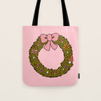 Mushroom Wreath Tote Bag Gallery Image 1