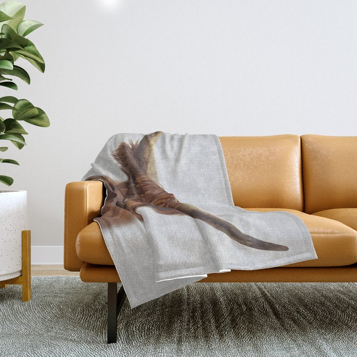 Highland Cow - Colorful Throw Blanket Gallery Image 1