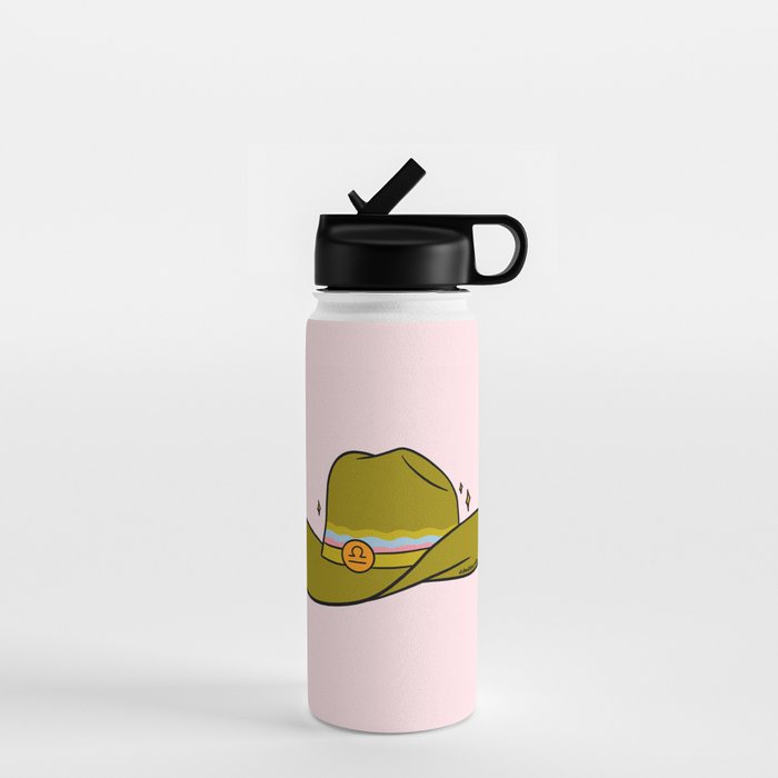 Libra Cowboy Hat Water Bottle Gallery Image 1