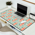 Cardinal Bird and Pine Branches Desk Mat Gallery Image 2
