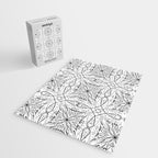 BW starry abstract mosaic B Jigsaw Puzzle Gallery Image 2