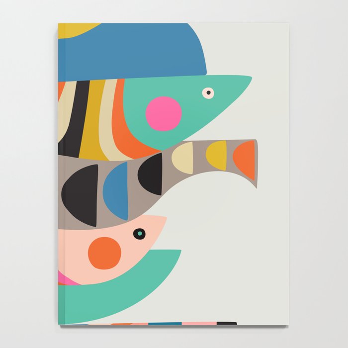 Mid Century fish Notebook Gallery Image 4