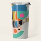 Mid Century fish Travel Mug Gallery Image 2