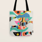 Mid Century fish Tote Bag Gallery Image 1