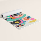 Mid Century fish Yoga Mat Gallery Image 2