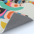 Mid Century fish Rug Gallery Image 4