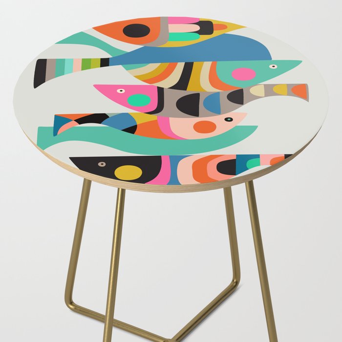 Mid Century fish Side Table Gallery Image 2