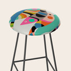 Mid Century fish Stool Gallery Image 2
