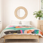 Mid Century fish Duvet Cover Gallery Image 3
