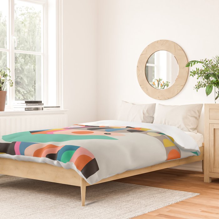 Mid Century fish Duvet Cover Gallery Image 2