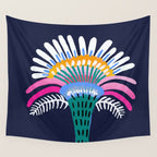Zelestial Flower Wall Tapestry Gallery Image 4