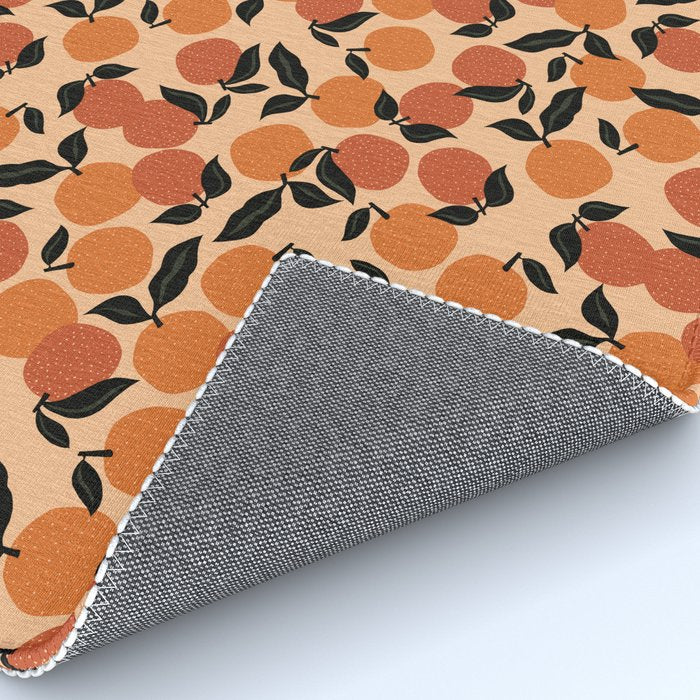Seamless Citrus Pattern / Oranges Rug Gallery Image 4