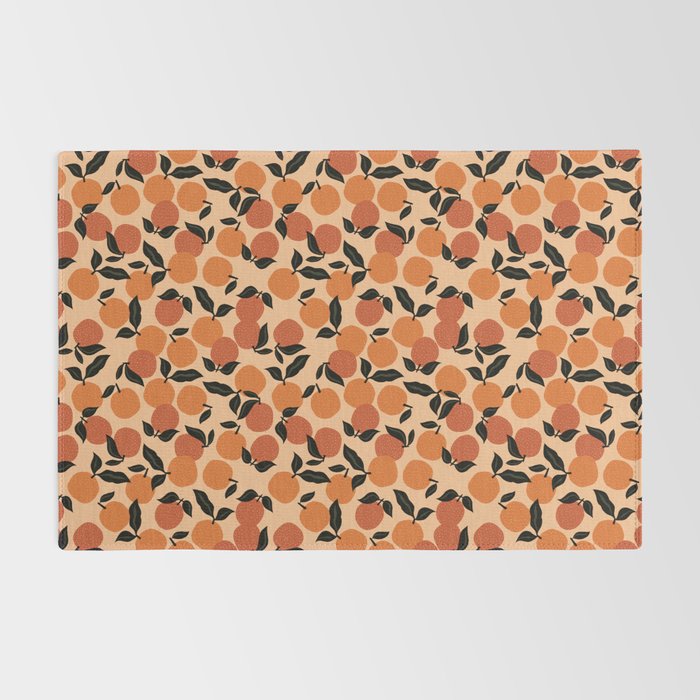 Seamless Citrus Pattern / Oranges Rug Gallery Image 2