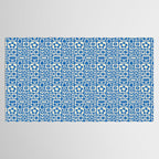 Vintage scandinavian floral art pattern Tablecloth Gallery Image 2
