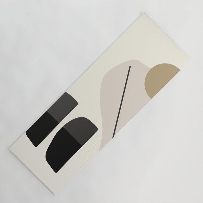 Abstract Minimal Shapes 107 Yoga Mat Gallery Image 1