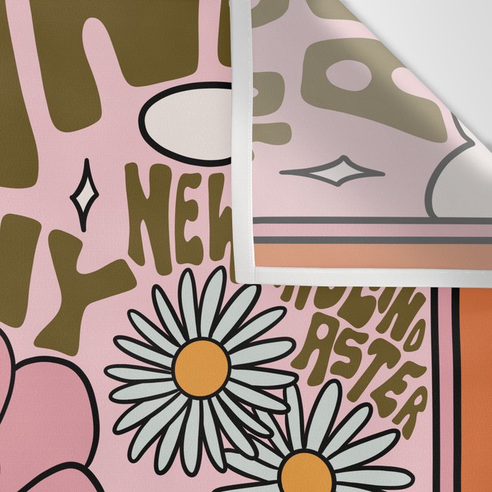 Indiana Wildflowers Wall Tapestry Gallery Image 3