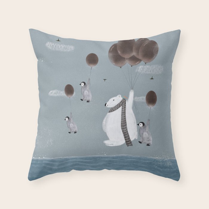 someday i'll fly away Throw Pillow Gallery Image 1